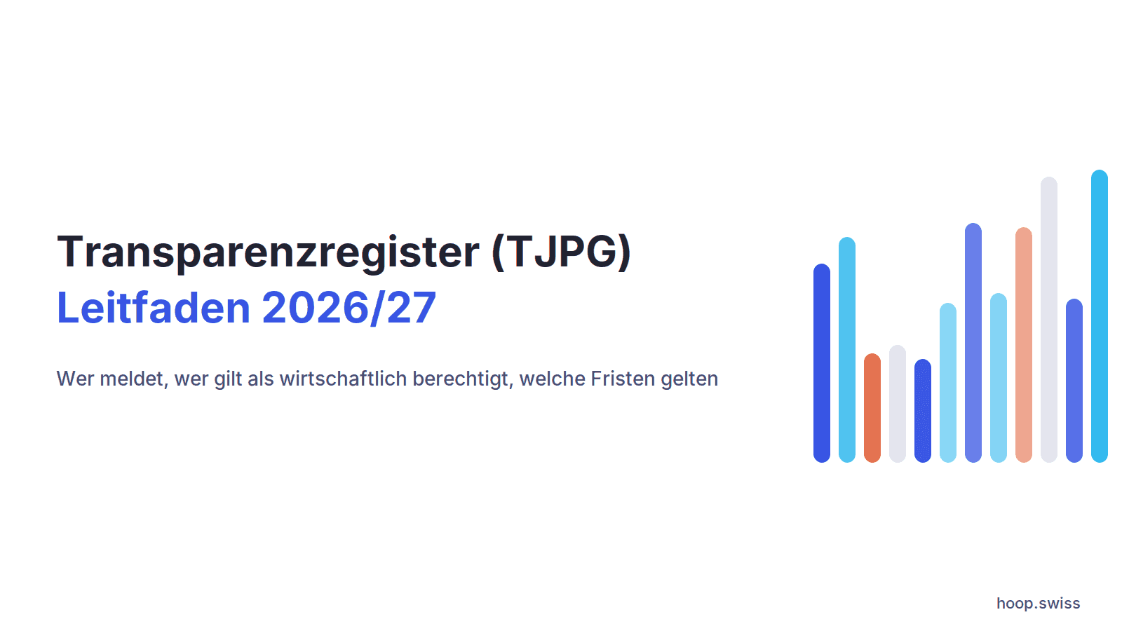 Übersicht der Meldefristen für das Schweizer Transparenzregister